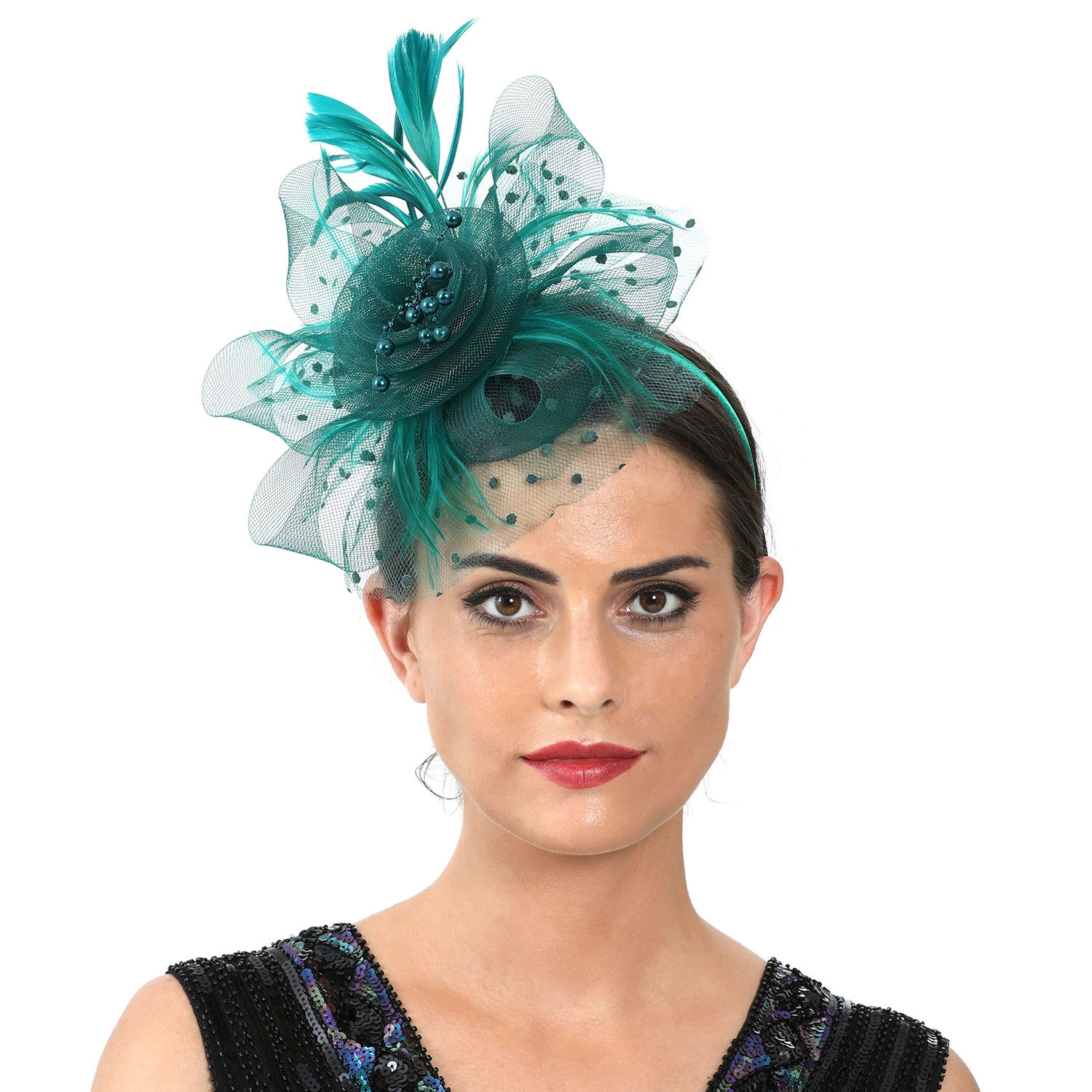 Women'S Fashion Kentucky Derby - إكسسوارات شعر أنيقة للنساء لحفلات الكوكتيل