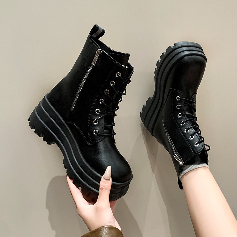 Women'S Fashion Socks - خريف/شتاء جديد الجانب البريدي منصة أحذية