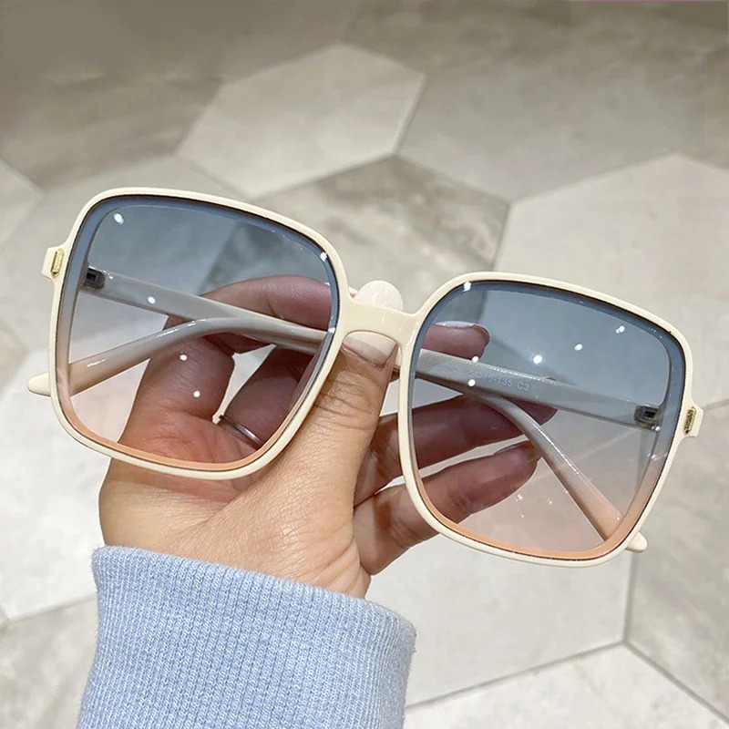 Women'S Fashion Reading Glasses - نظارات شمسية مربعة كبيرة الحجم بتصميم