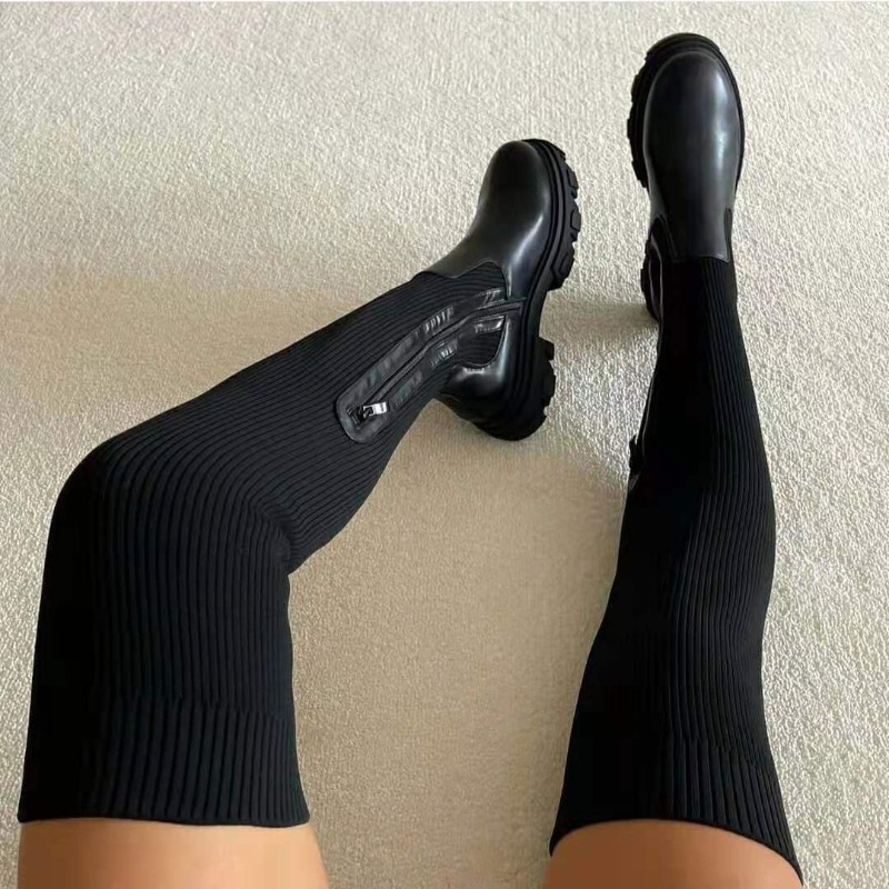 Women'S Fashion Socks - 2025 الشتاء أحذية النساء الجوارب الأحذية