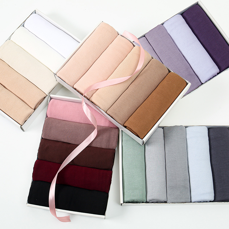 Women'S Fashion Headbands - حجاب قطني فاخر من المودال، وشاح