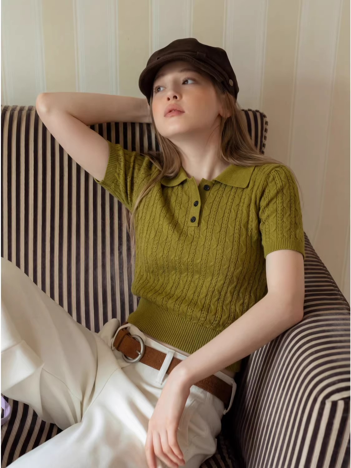 قميص بولو نسائي بتصميم عصري وأ - مراجعة Women Fashion Styles وسعره