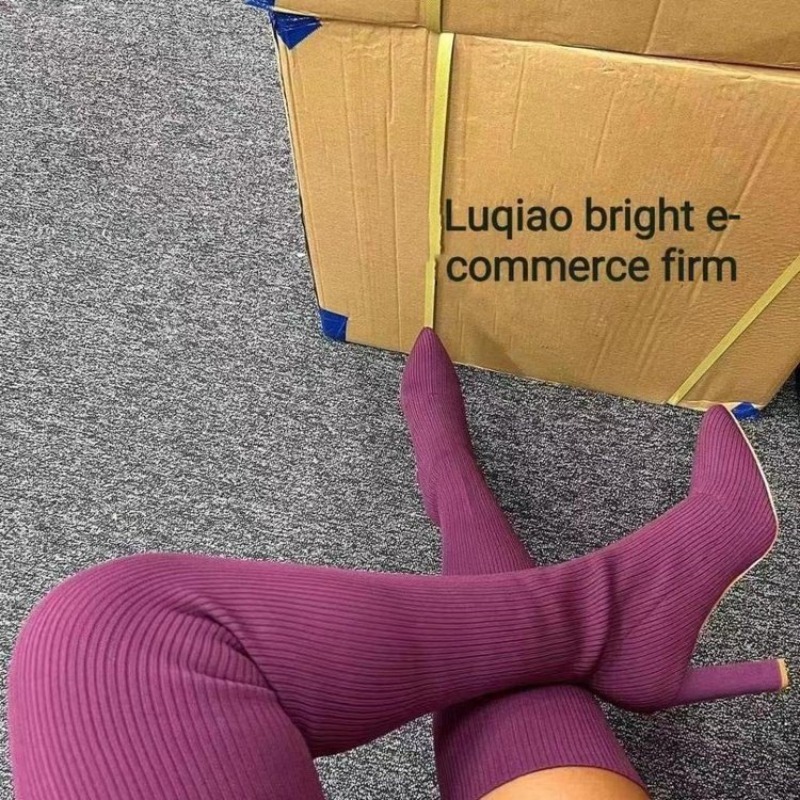 أحذية نسائية أنيقة فوق الركبة، - مراجعة Women'S Fashion Socks وسعره