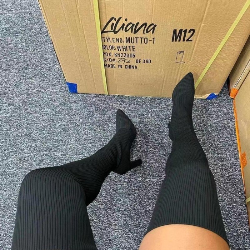 أحذية نسائية أنيقة فوق الركبة، - مراجعة Women'S Fashion Socks وسعره