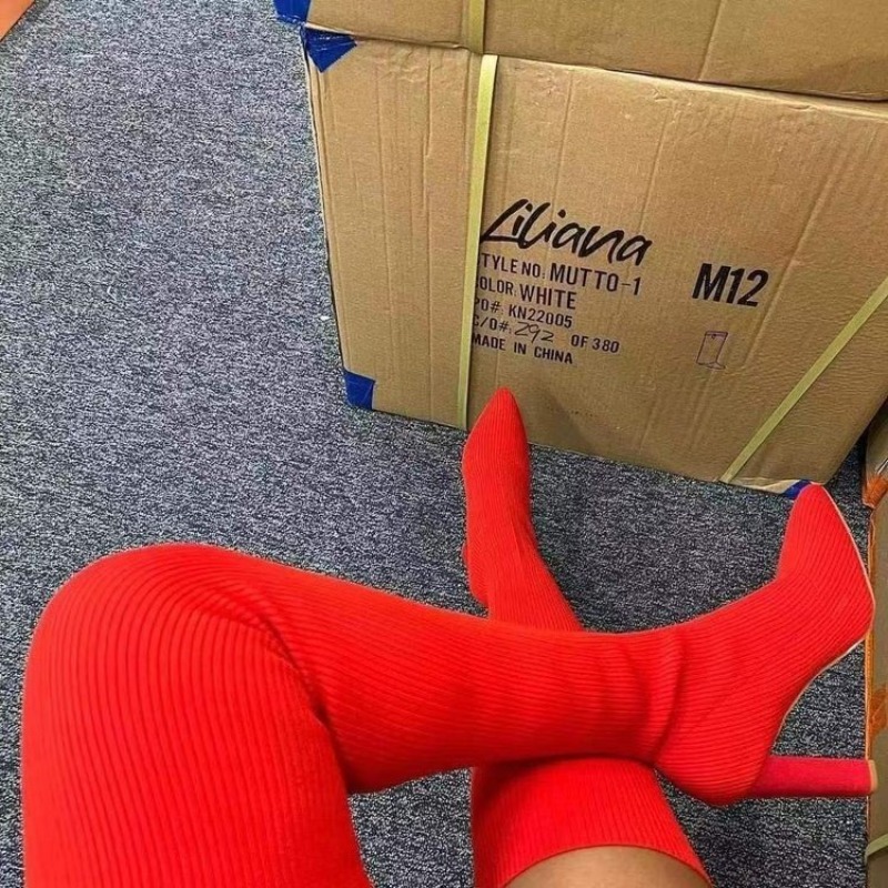 أحذية نسائية أنيقة فوق الركبة، - مراجعة Women'S Fashion Socks وسعره