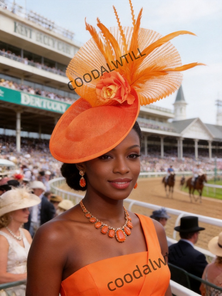 قبعة فاسيناتور حمراء مزينة بال - مراجعة Women'S Fashion Kentucky Derby وسعره