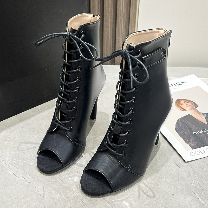 صنادل نسائية جديدة من نوع باوت - مراجعة Women'S Fashion Leather Boots وسعره