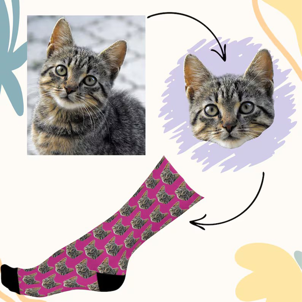تخصيص الجوارب الوجه هدايا العي - مراجعة Women'S Fashion Socks وسعره