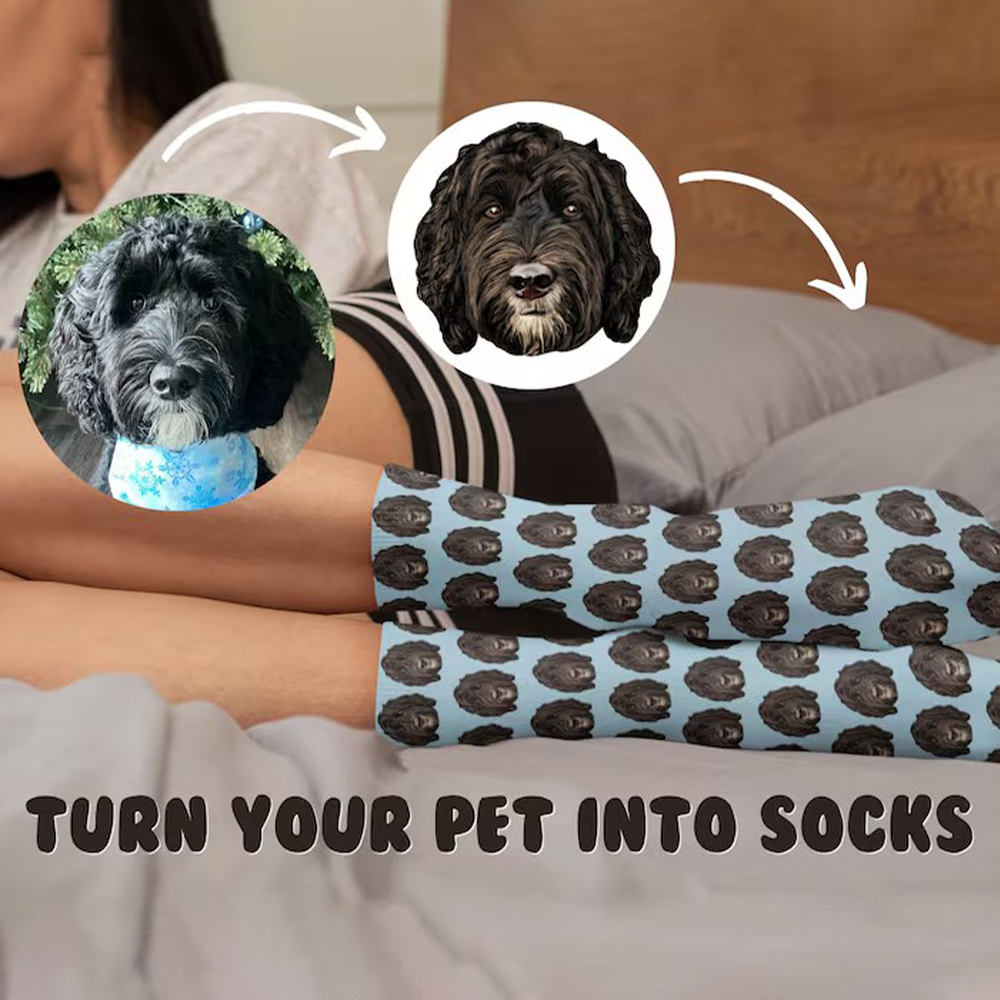 تخصيص الجوارب الوجه هدايا العي - مراجعة Women'S Fashion Socks وسعره