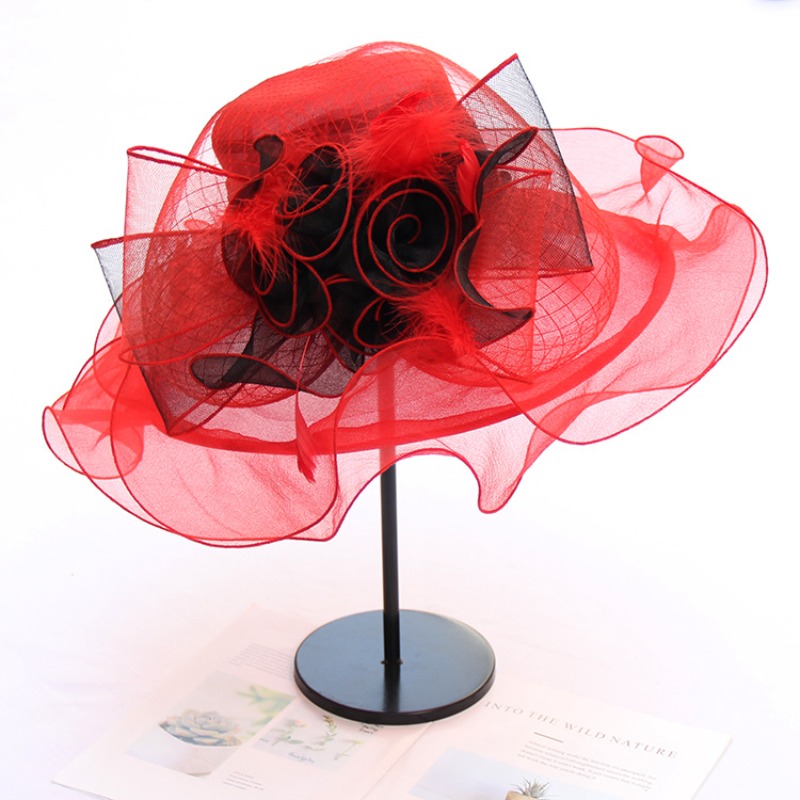 قبعات أنيقة مزينة بالزهور للنس - مراجعة Women'S Fashion Kentucky Derby وسعره