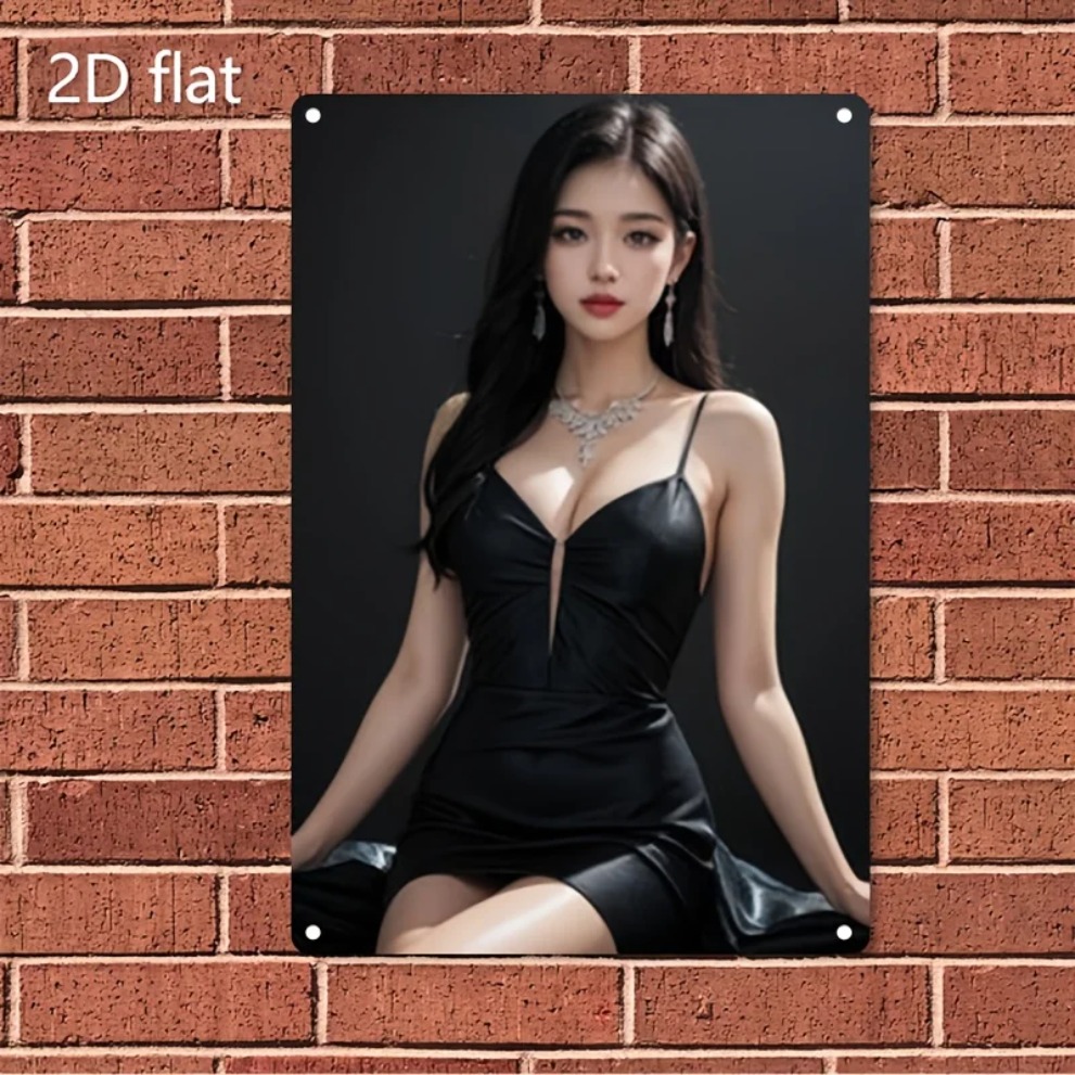 صورة معدنية عالية الدقة ثنائية - مراجعة Women Fashion Pose وسعره