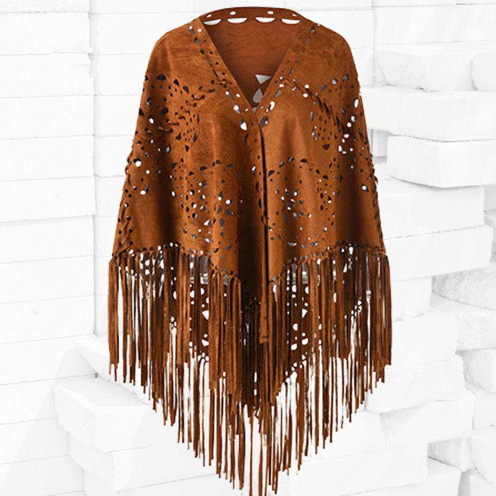 الجديد في عام 2024 بلون سادة م - مراجعة Women'S Fashion Poncho وسعره