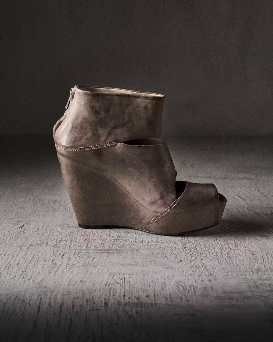 أحذية نسائية صيفية جديدة بتصمي - مراجعة Women'S Fashion Leather Boots وسعره