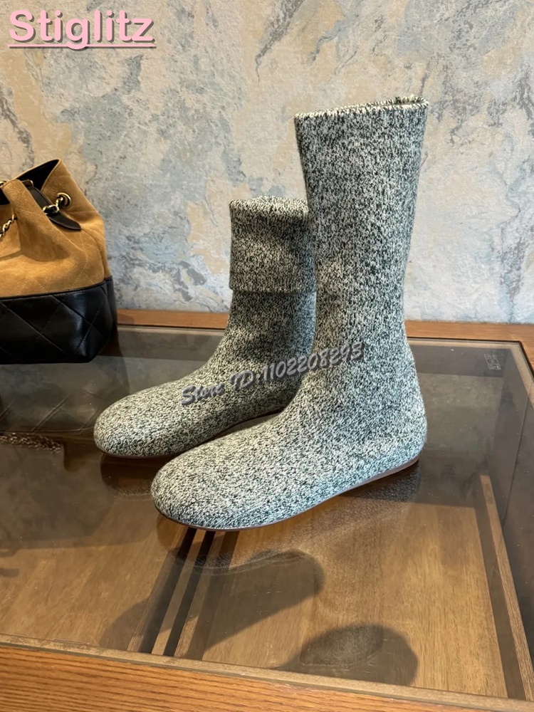 محبوك جولة تو شقة تمتد الأحذية - مراجعة Women'S Fashion Socks وسعره