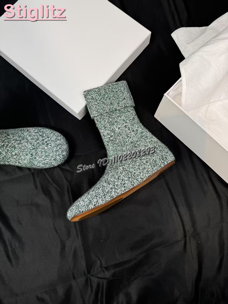 محبوك جولة تو شقة تمتد الأحذية - مراجعة Women'S Fashion Socks وسعره
