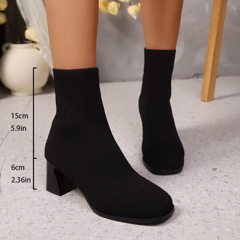 المرأة حذاء من الجلد كعب محبوك - مراجعة Women'S Fashion Socks وسعره
