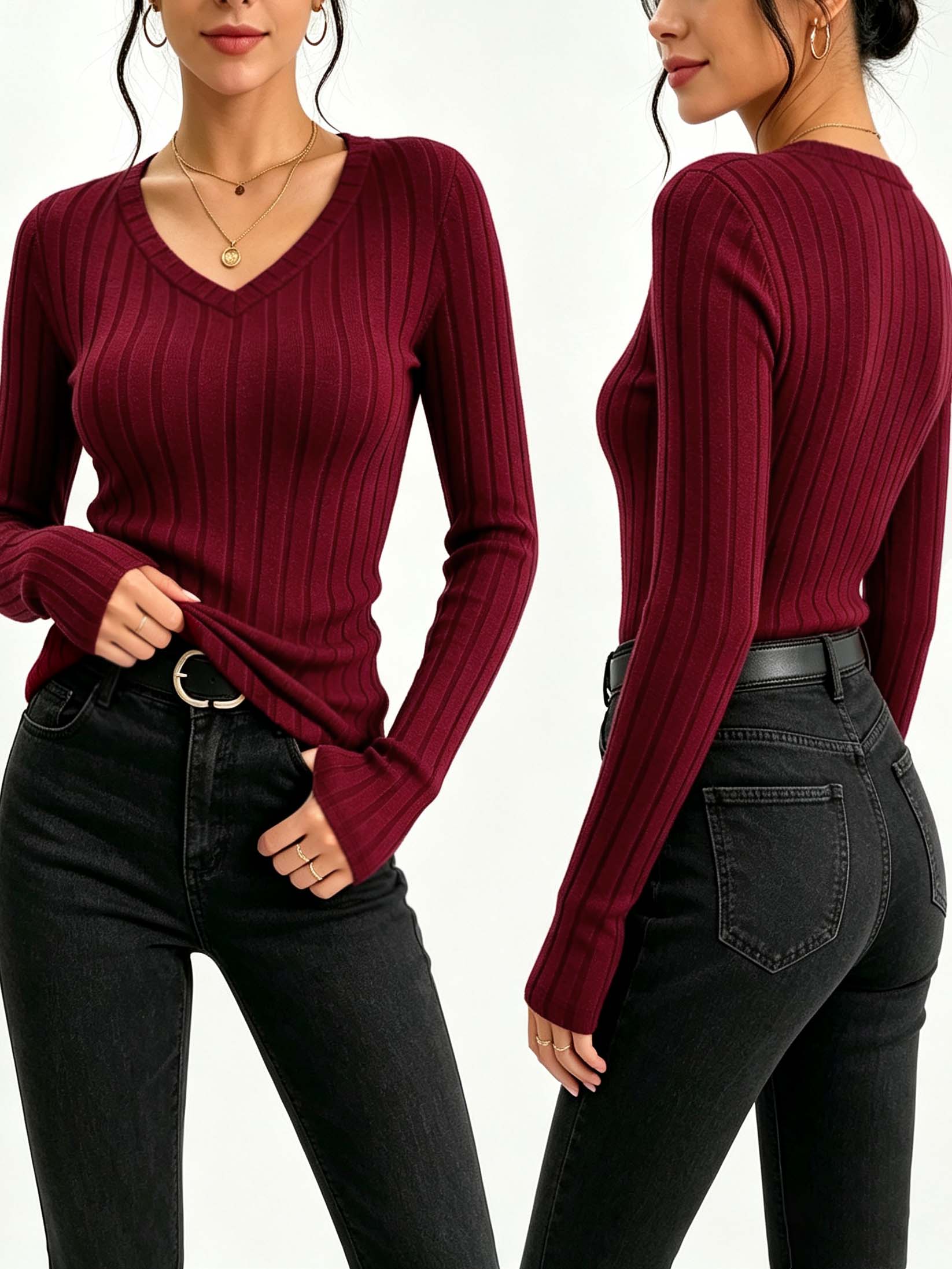بلوزة نسائية ذات ياقة على شكل  - مراجعة Women Fashion Styles وسعره