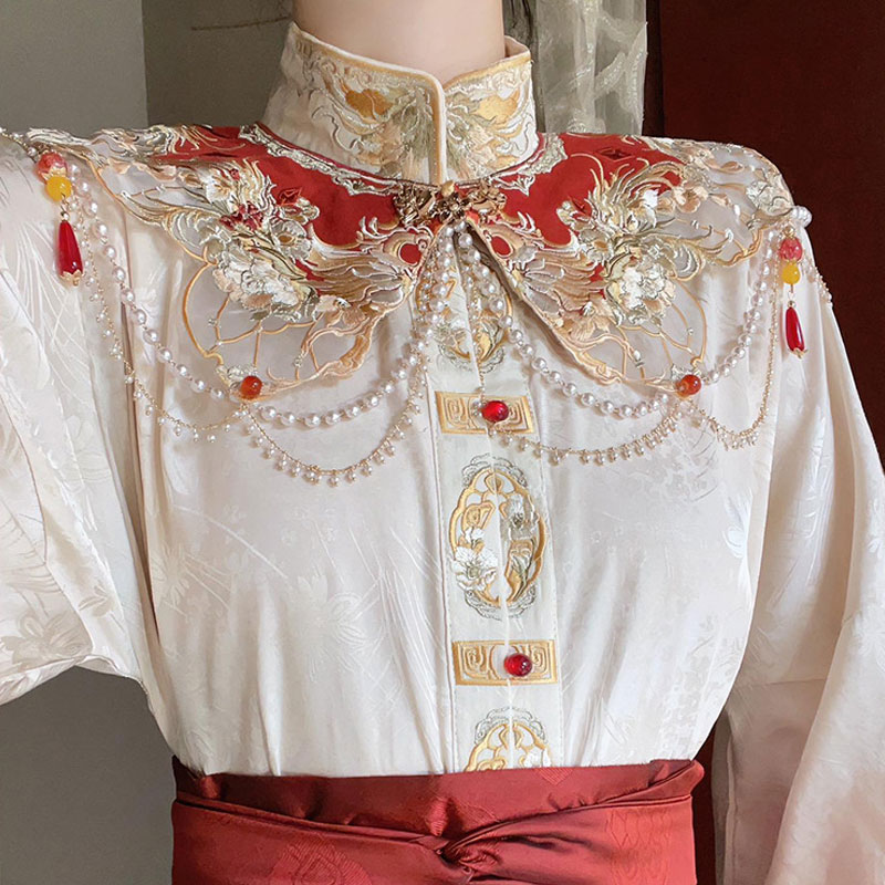 خمر التطريز العرقية نمط Hanfu  - مراجعة Women'S Fashion Poncho وسعره