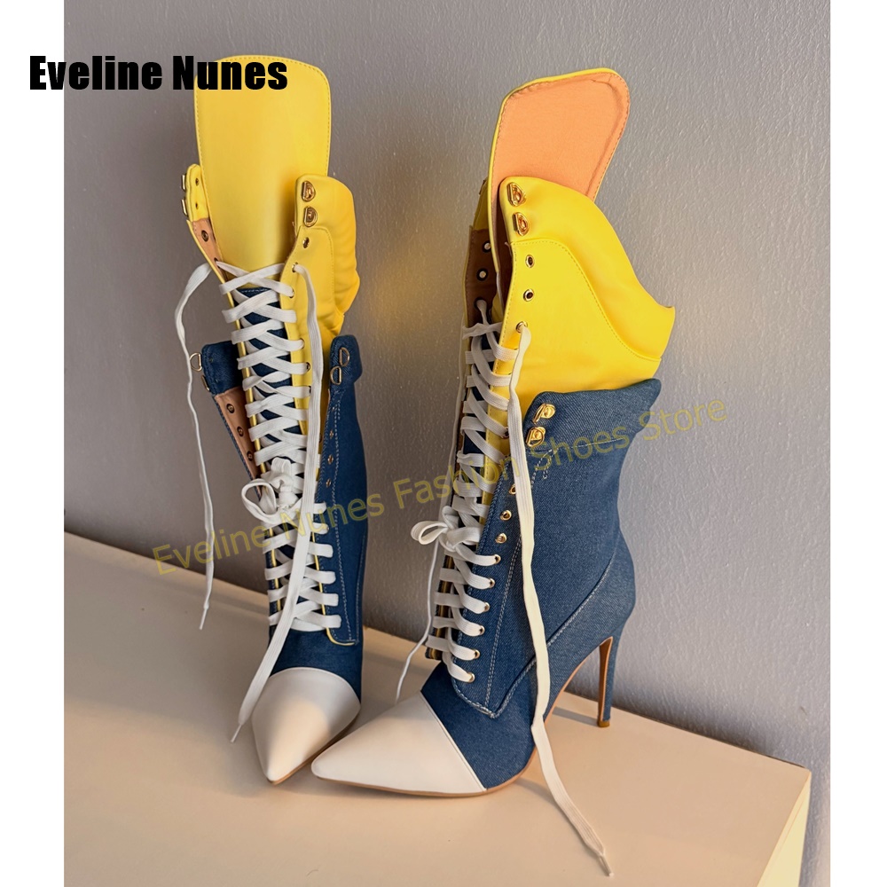 أحذية نسائية عصرية من الدنيم ب - مراجعة Women'S Fashion Trends Spring 2026 وسعره