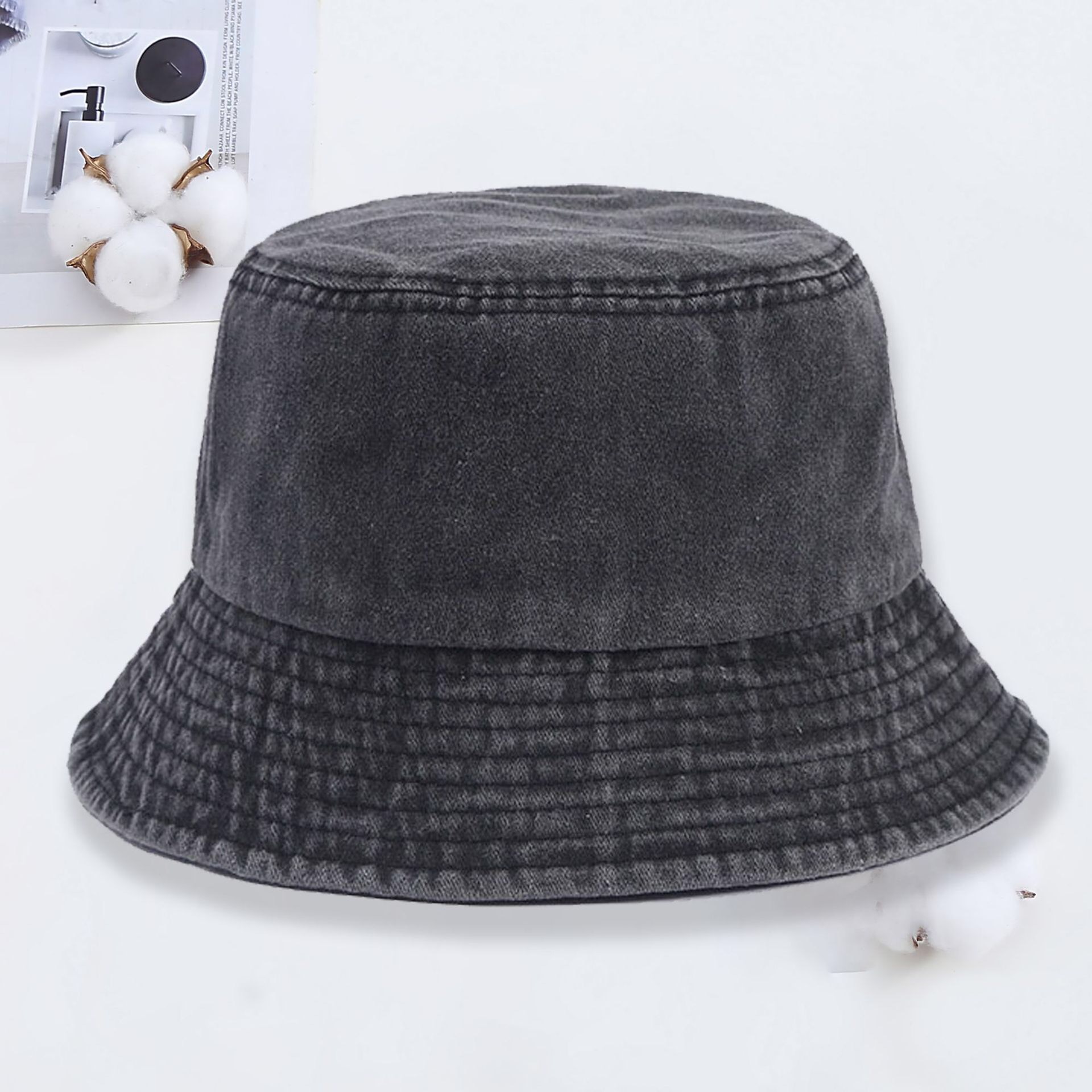 قبعة دنيم بتصميم مخصص وشعار خا - مراجعة Women Fashion Hats وسعره