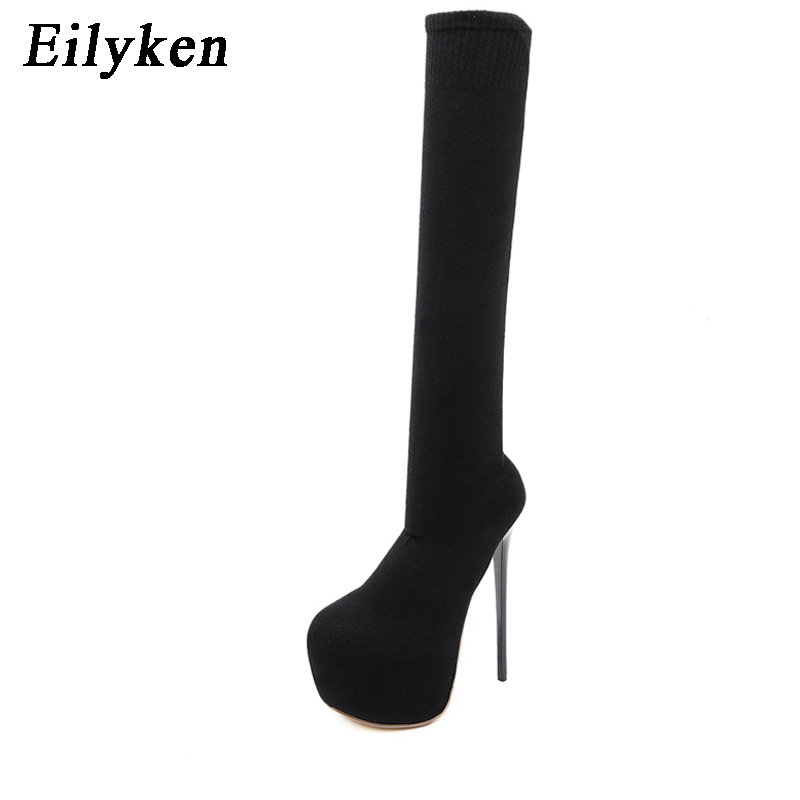 Eilyken منصة الموضة سترتش فوق  - مراجعة Women'S Fashion Socks وسعره