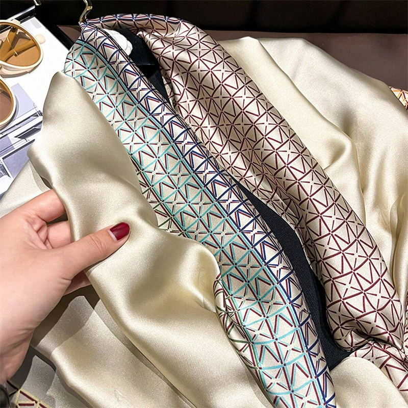 أوشحة حريرية زهرية للنساء ، حج - مراجعة Women'S Fashion Poncho وسعره