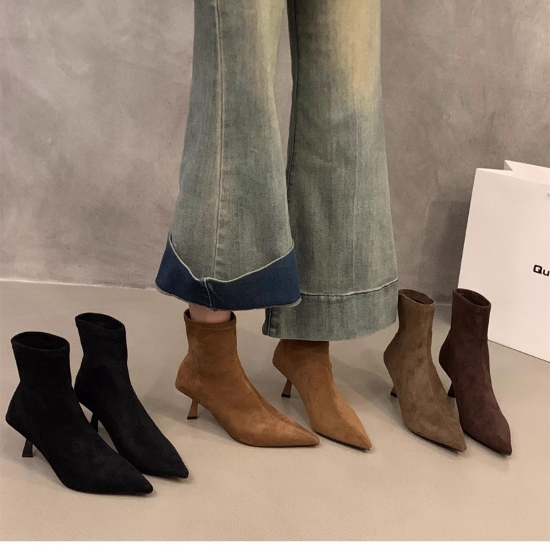 أحذية نسائية قصيرة من الجلد ال - مراجعة Women'S Fashion Socks وسعره