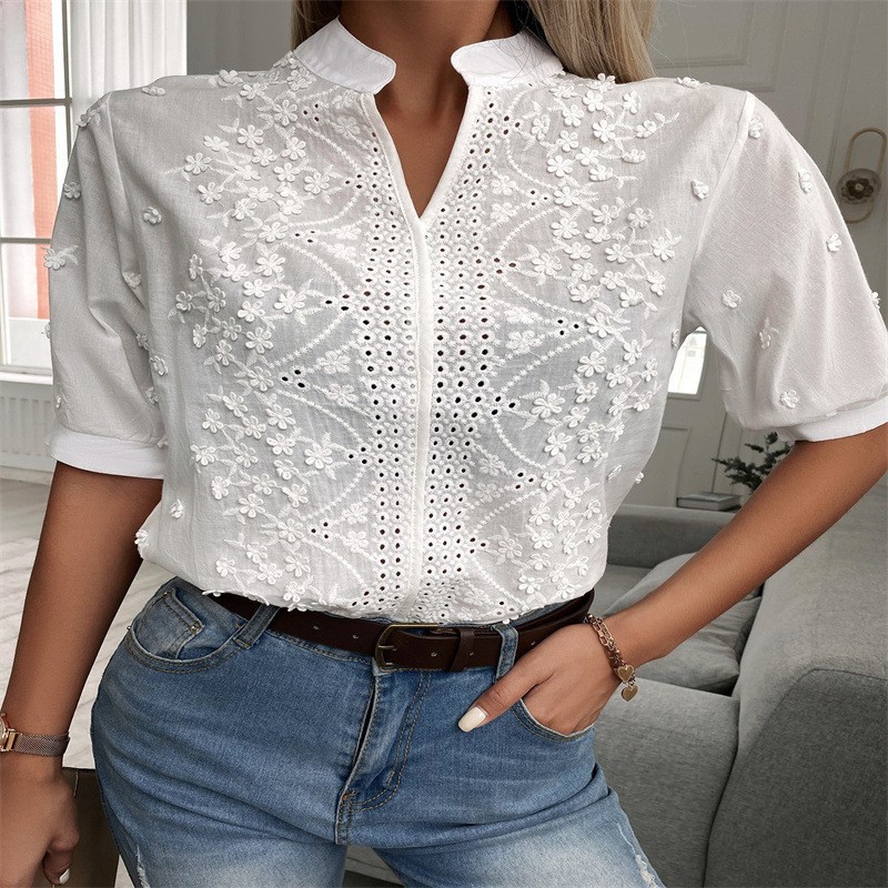 بلوزة نسائية صيفية أنيقة بأكما - مراجعة Women'S Fashion Trends Spring 2026 وسعره