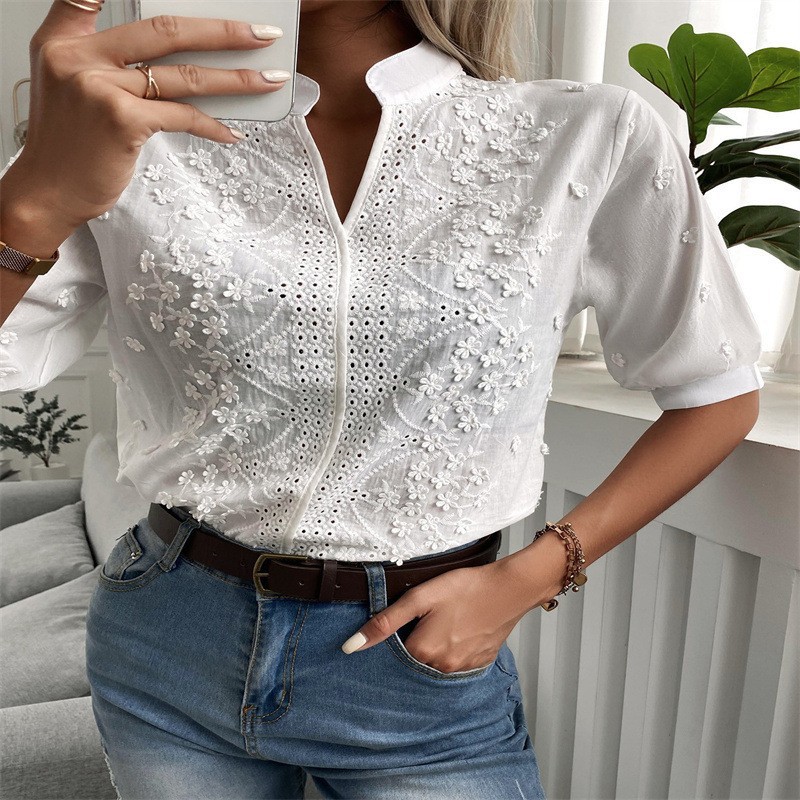 بلوزة نسائية صيفية أنيقة بأكما - مراجعة Women'S Fashion Trends Spring 2026 وسعره