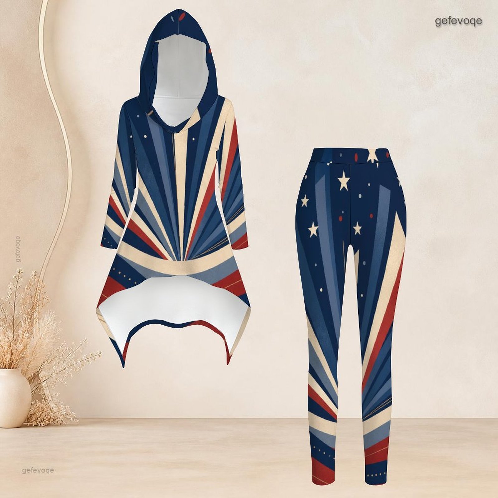 طقم نسائي عصري مكون من قطعتين: - مراجعة Asymmetric Top Women وسعره
