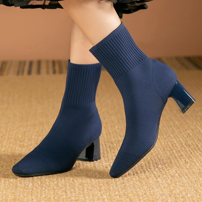 الخريف موضة مريحة الأحذية الدا - مراجعة Women'S Fashion Socks وسعره